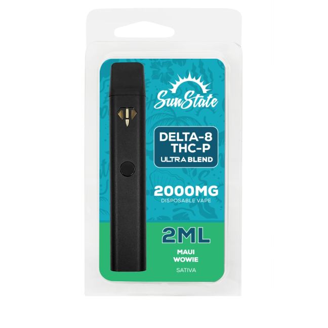 D-8 THCP-P Ultra Blend 2000MG Disposable Vape 2ml Sativa Maui Wowie