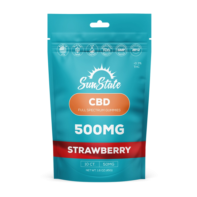 CBD Full Spectrum Gummies Strawberry