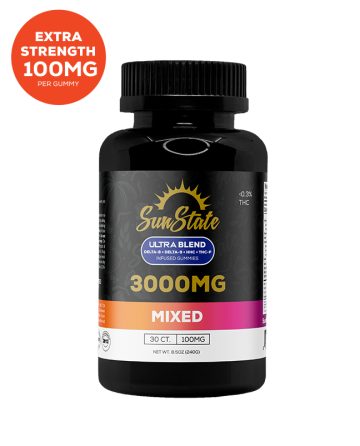 Ultra Blend infused gummies - Mix - 100mg - 30ct - 3000mg